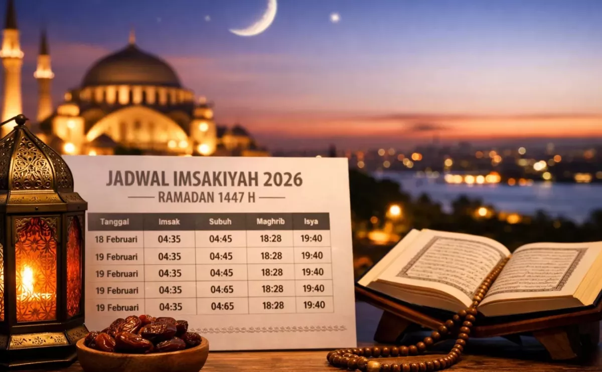 Link Download Jadwal IMSAKIYAH & BUKA PUASA 1447 H Seluruh Indonesia, Cek Wilayahmu Sekarang