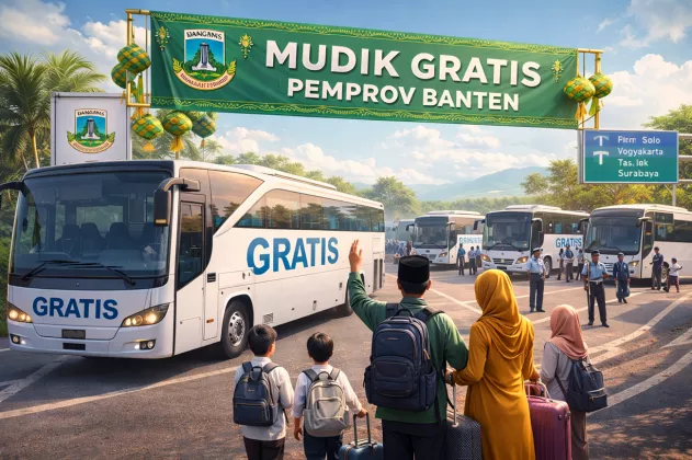 Kuota 900 Orang, Mudik Gratis Lebaran Pemprov Banten 2026 Resmi Dibuka, Simak Rute, Jadwal dan Syarat Daftarnya