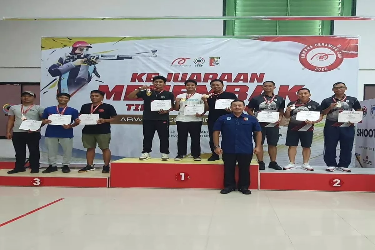 PERBAKIN DKI Apresiasi 15 Medali Atlet Jakarta di Arwana Ceramic Cup 2026