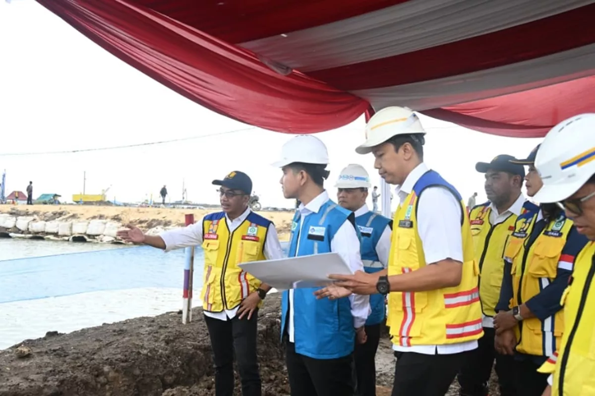 Perkuat Kendali Rob Pantura, Wapres Tinjau Proyek Tol Semarang–Demak Seksi I