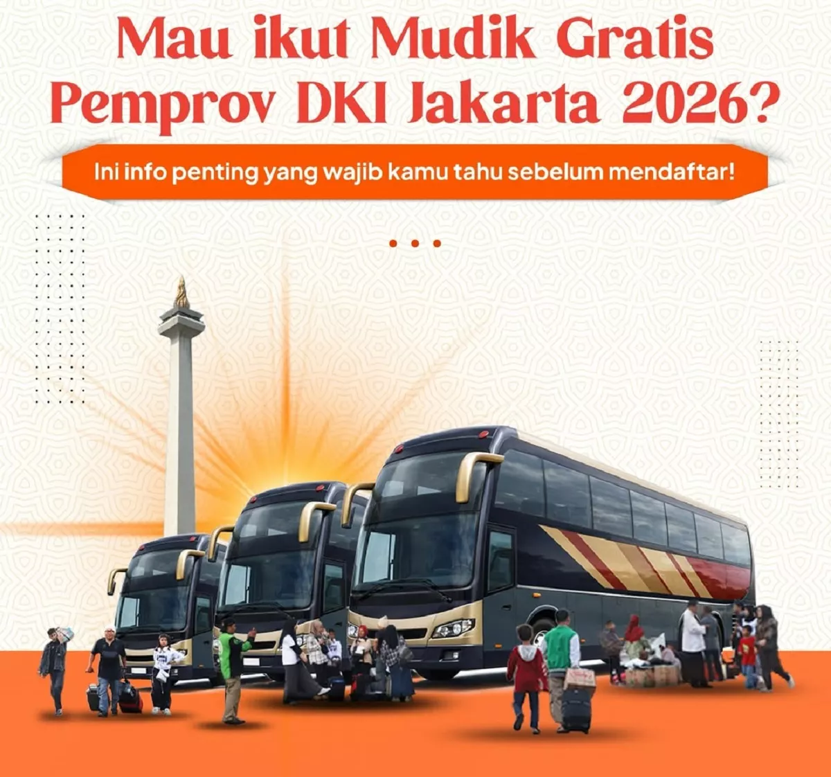 Warga Jakarta Siap-siap! Mudik Gratis Pemprov DKI 2026 Segera Dibuka, Ini Link Daftarnya