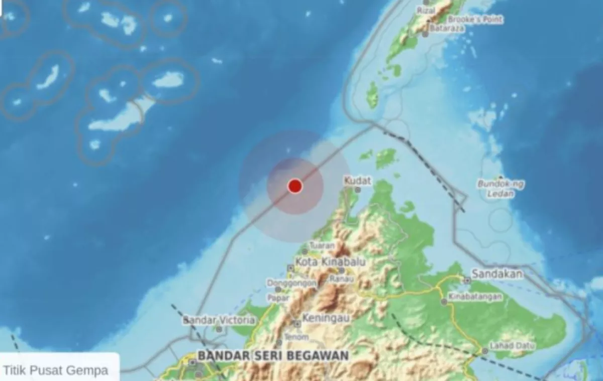 Gempa M 7,1 Guncang Utara Sabah, BMKG Pastikan Tidak Berpotensi Tsunami