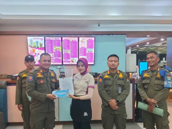 Kawal SE Bupati, Satpol PP Kabupaten Tangerang Sisir Pelaku Usaha Bandel