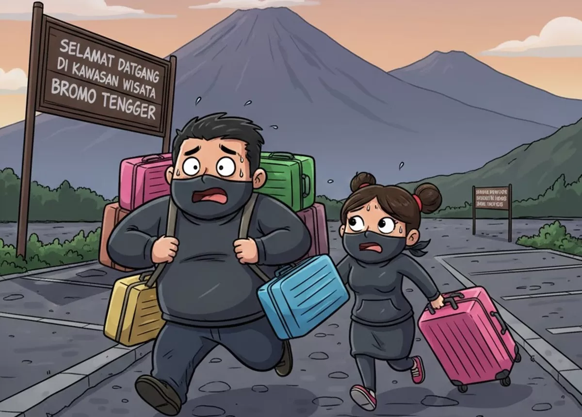 Bikin Malu! Pasutri Gasak 7 Koper Turis Thailand di Bromo, Akhirnya Diciduk Polisi di Probolinggo