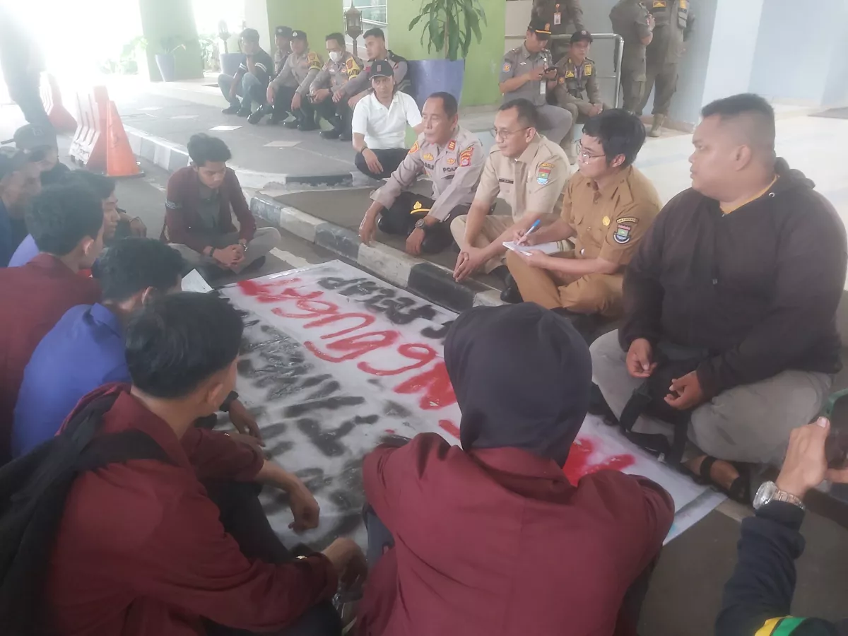 Temui Pendemo, Pemkab Tangerang: Laporan Anggaran Kami Terbuka untuk Umum