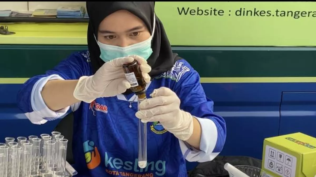 Uji Makanan Takjil di Pasar Lama Tangerang, Ini Hasilnya 