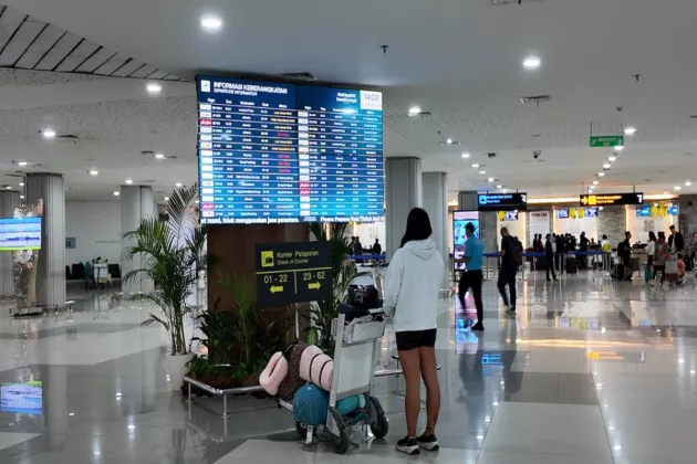 Diguyur Hujan Lebat, Sejumlah Penerbangan di Bandara Internasional I Gusti Ngurah Rai Terdampak