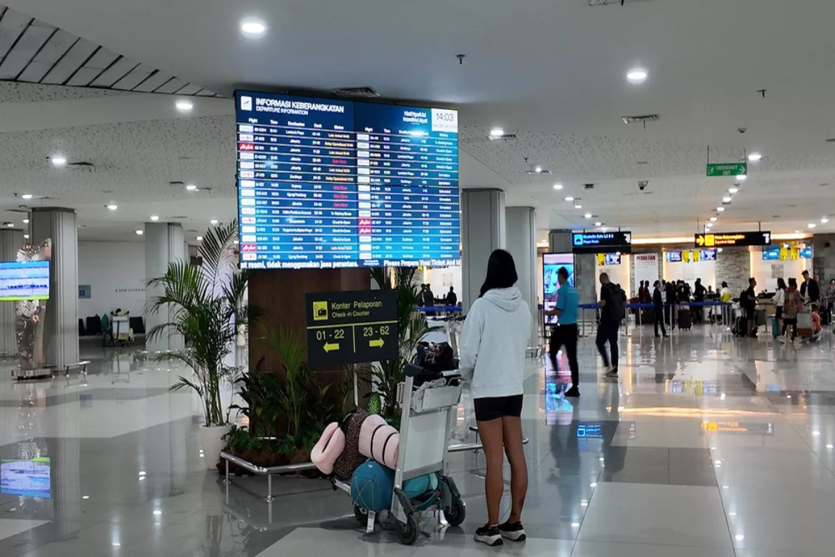 Diguyur Hujan Lebat, Sejumlah Penerbangan di Bandara Internasional I Gusti Ngurah Rai Terdampak