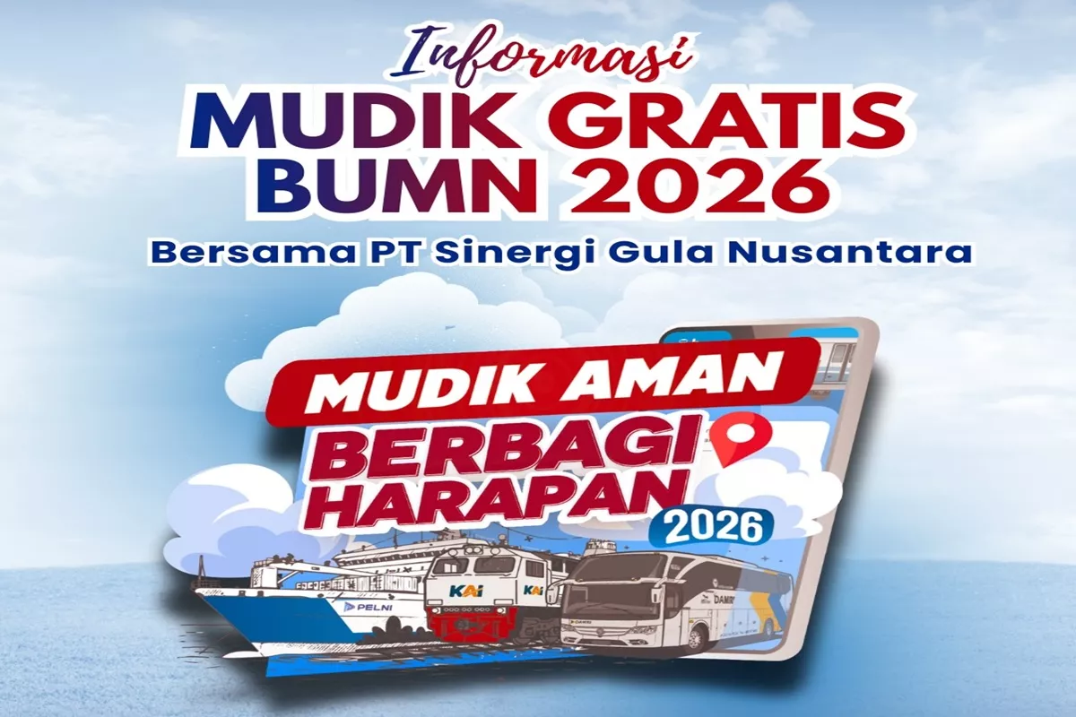 Segera Daftar Mudik Gratis PT SGN, Pemberangkatan dari Surabaya ke 6 Kota Tujuan!