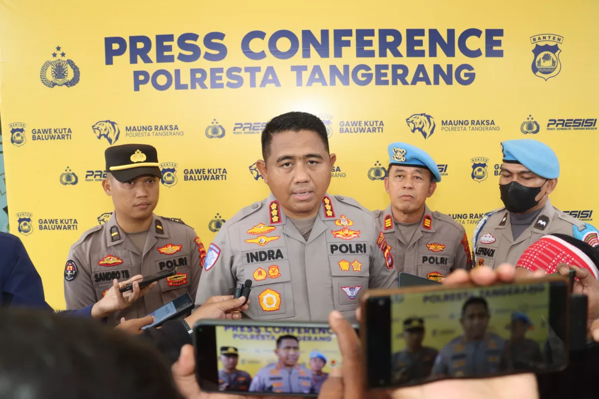 270 Personel Polresta Tangerang Jalani Tes Urine Mendadak
