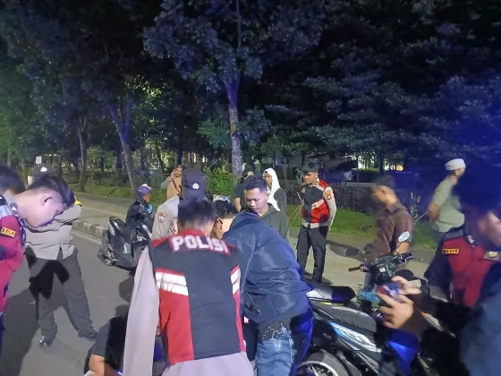 Ganggu Jalan Umum, Polisi Bubarkan Aksi Balap Lari Jelang Sahur di Tangerang