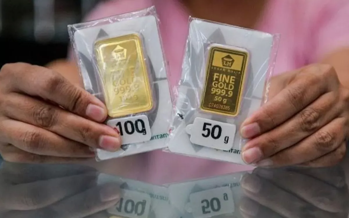 Harga Emas Antam Hari Ini Turun Rp45.000! Cek Rincian Terbaru per Gram