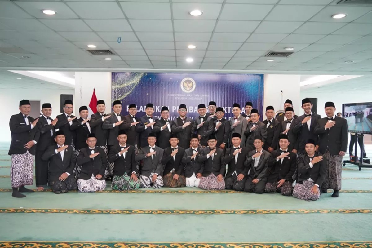 Kementerian Haji dan Umrah Lantik 162 Pejabat, Perkuat Layanan dan Perlindungan Jemaah