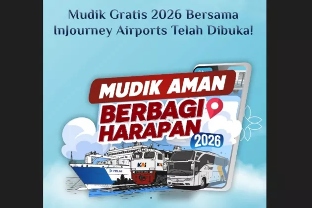 MUDIK GRATIS 2026 InJourney Airports DIBUKA 3-5 Maret! Ini Jadwal, Rute Tujuan, Cara Daftar & Link Pendaftarannya