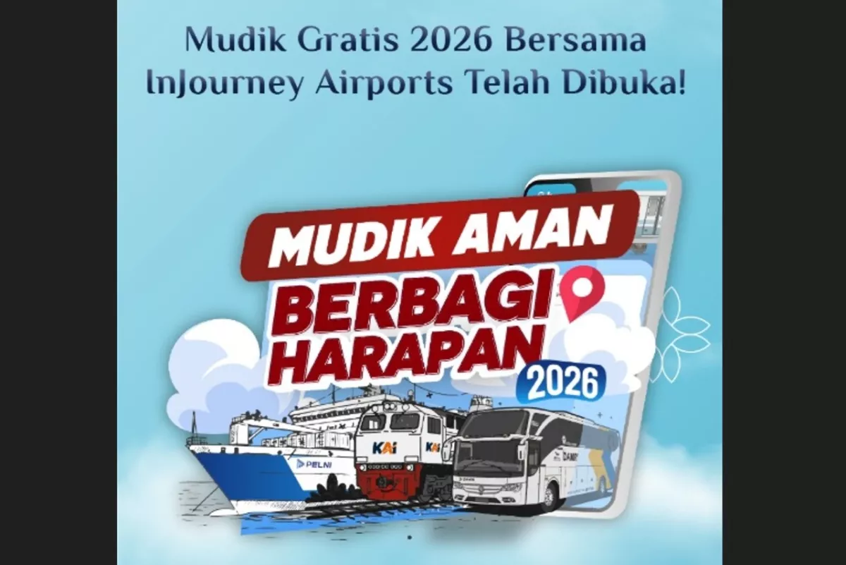 MUDIK GRATIS 2026 InJourney Airports DIBUKA 3-5 Maret! Ini Jadwal, Rute Tujuan, Cara Daftar & Link Pendaftarannya