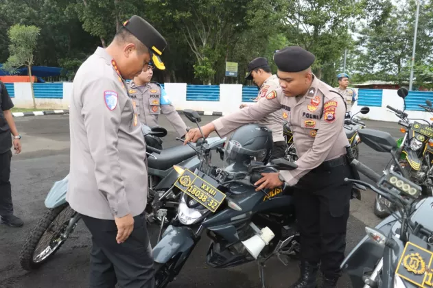 Jelang Operasi Ketupat Maung 2026, Kapolresta Tangerang Cek Randis 