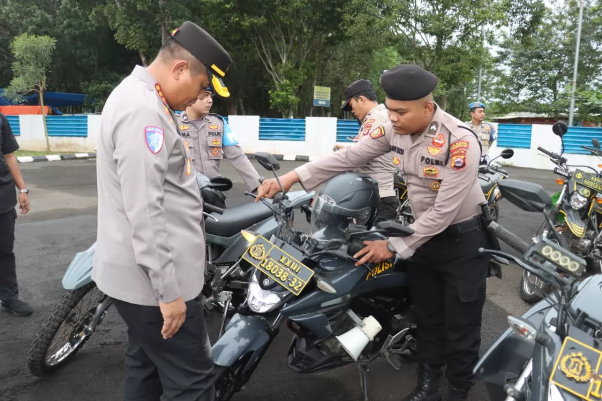 Jelang Operasi Ketupat Maung 2026, Kapolresta Tangerang Cek Randis 