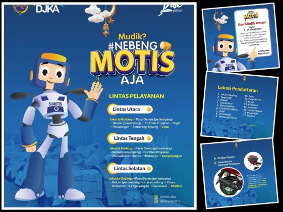 MOTOR GRATIS NAIK KERETA! Ribuan Pemudik SERBU MOTIS KEMENHUB 2026: LINK PENDAFTARAN, Syarat, Jadwal Resmi & RUTE Lengkap
