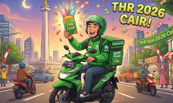 Siap-siap Cek Saldo! Ini Jadwal Pencairan THR Driver Ojol 2026