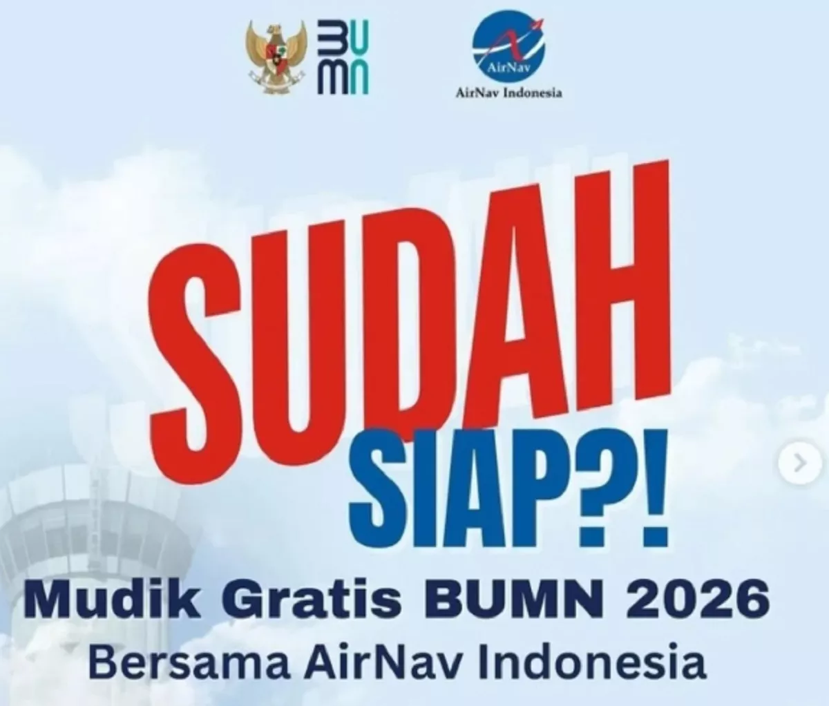 AirNav Buka Mudik Gratis 2026: Sediakan 4.000 Tiket Kereta Api, Cek Rute dan Cara Daftar