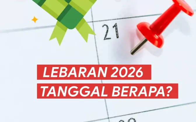 HITUNG MUNDUR LEBARAN 2026! Idul Fitri 1 Syawal 1447 H Diprediksi Jatuh di Tanggal Ini