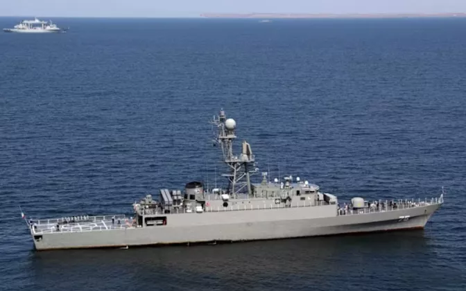Kapal Fregat IRIS Dena Tenggelam, 32 Pelaut Iran Diselamatkan Angkatan Laut Sri Lanka