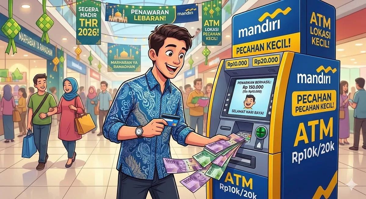 Daftar Lokasi ATM Pecahan Rp10.000 dan Rp20.000 di Jabodetabek Maret 2026