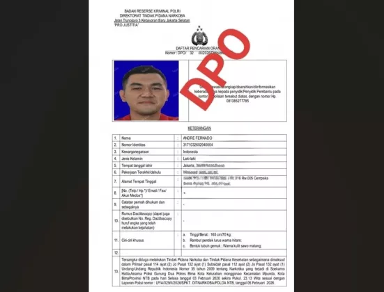 Profil Ko Andre ‘THE DOCTOR’, Raja Narkoba yang Suplai Sabu ke Bima NTB