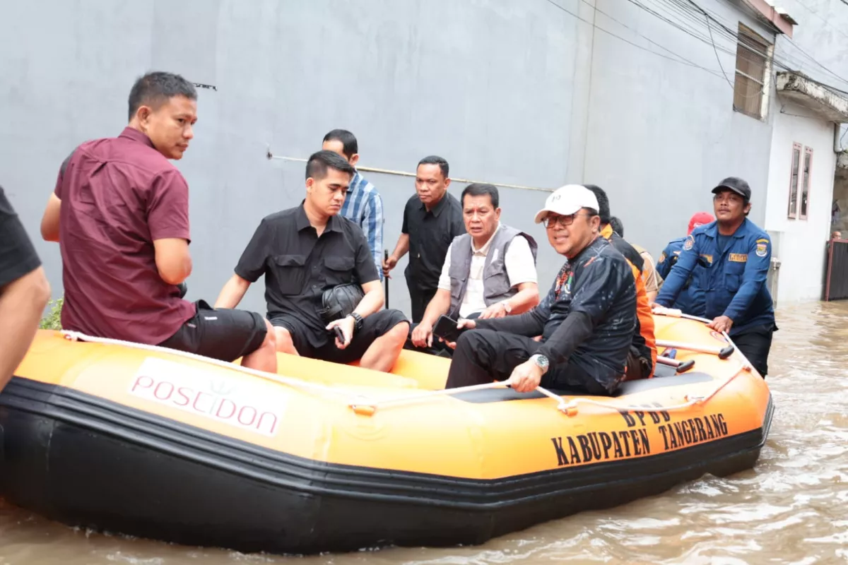 Banjir Kepung 15 Kecamatan di Kabupaten Tangerang, Normalisasi Sungai dan Pembangunan Tanggul Jadi Prioritas