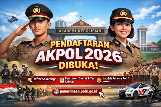 Pendaftaran Akpol 2026 Resmi Dibuka, Ini Syarat, Cara Daftar, dan Tahapan Seleksinya
