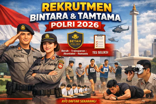 Pendaftaran Calon Bintara-Tamtama Polri 2026 Dibuka! Ini Syarat, Cara Daftar, dan Tahapan Seleksinya