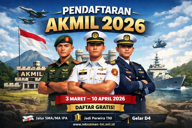 Pendaftaran Taruna Akmil 2026 Telah Dibuka Lulus Langsung Jadi Perwira, Ini Syarat, Jadwal, dan Cara Daftarnya