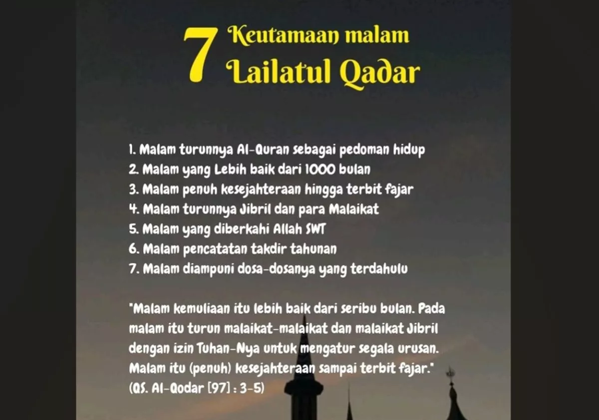 Rasulullah SAW Mencontohkan: 7 Amalan Lailatul Qadar yang Bisa HAPUS DOSA Puluhan Tahun