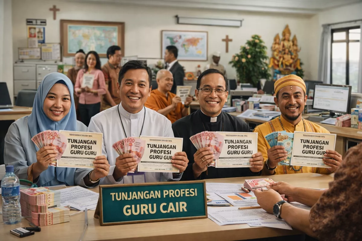 Cek Rekening! Tunjangan Profesi Guru Madrasah Cair