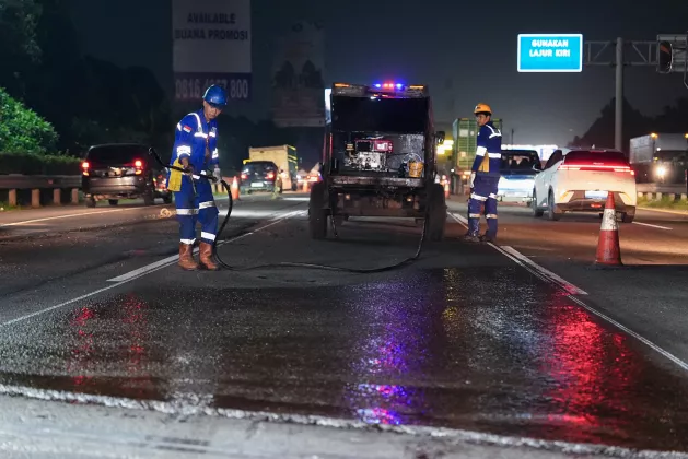 Jasa Marga Kebut Pekerjaan Preservasi Seluruh Ruas Jalan Tol Selesai Sesuai Target, Pastikan Mudik Lebaran Aman & Nyaman