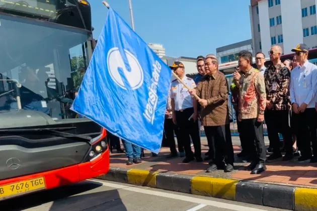 Rute TransJabodetabek Blok M–Bandara Soekarno-Hatta Resmi Beroperasi