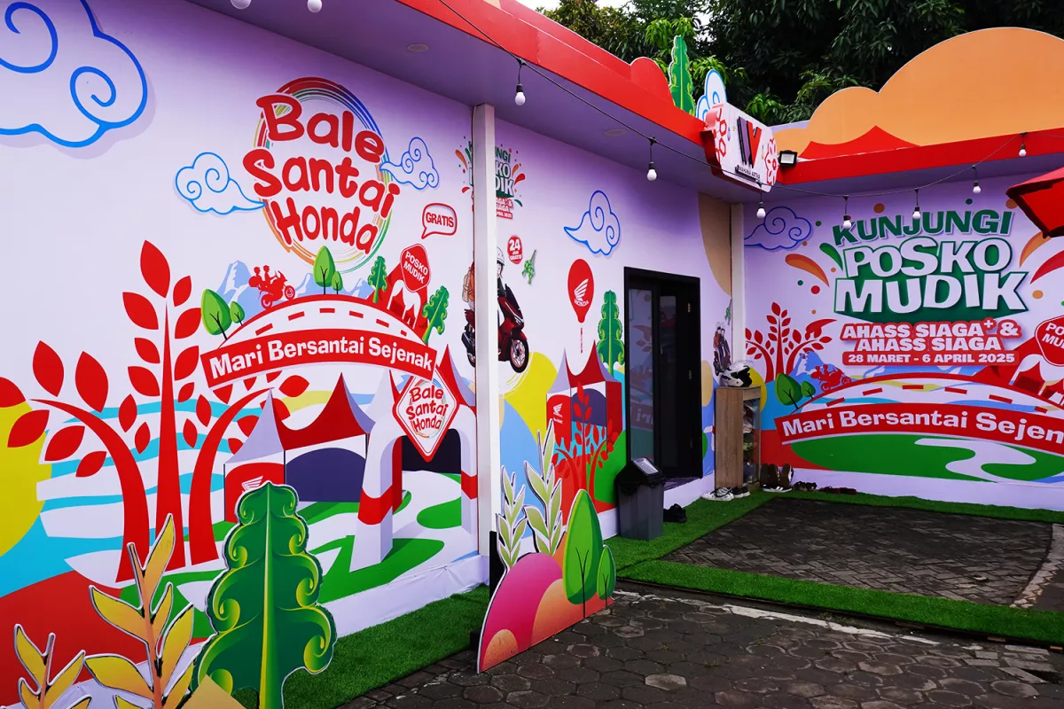Bale Santai Honda Hadir di Jalur Jakarta–Merak, Sediakan Tempat Istirahat Nyaman bagi Pemudik