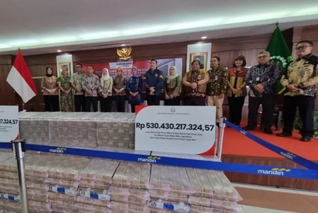 Kejari Jakbar Setor Rp 503 Miliar Hasil Judi Online Oei Hengky ke Kas Negara