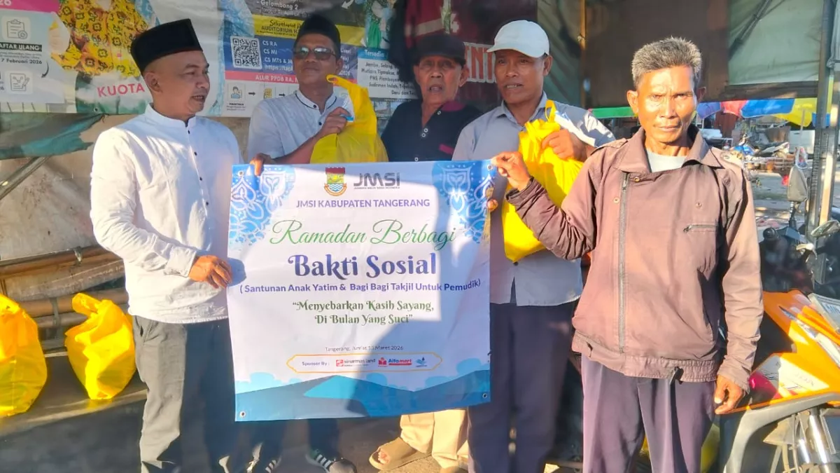Ramadan Berbagi, JMSI Kabupaten Tangerang Tebar Kepedulian untuk Opang, Pemudik, dan Anak Yatim