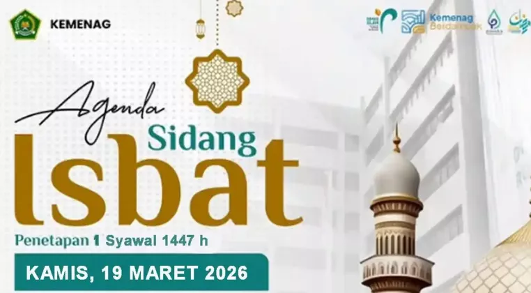 MISTERI HILAL 29 RAMADAN! Kemenag Siapkan 100+ Titik Pantau, 1 Syawal 1447 H Jatuh Hari Sabtu 21 Maret 2026?