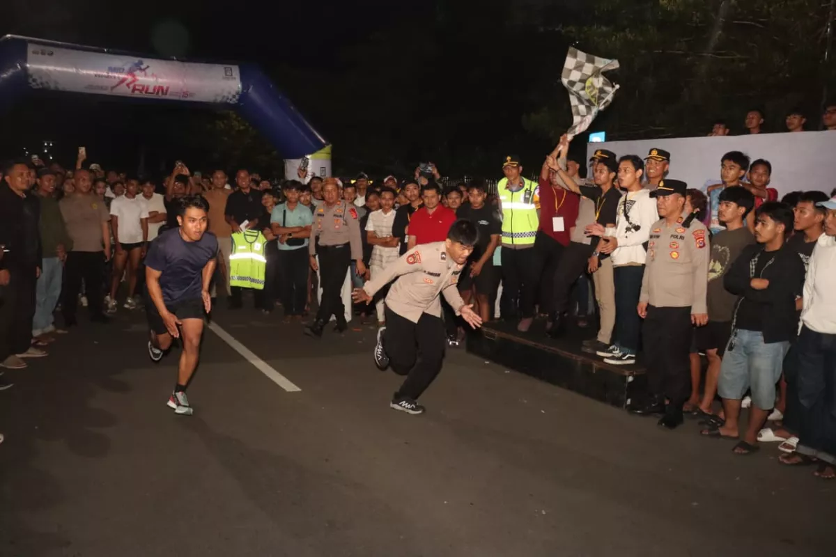Balap Lari Tengah Malam di Tigaraksa Jadi Cara Polisi Cegah Tawuran saat Ramadan