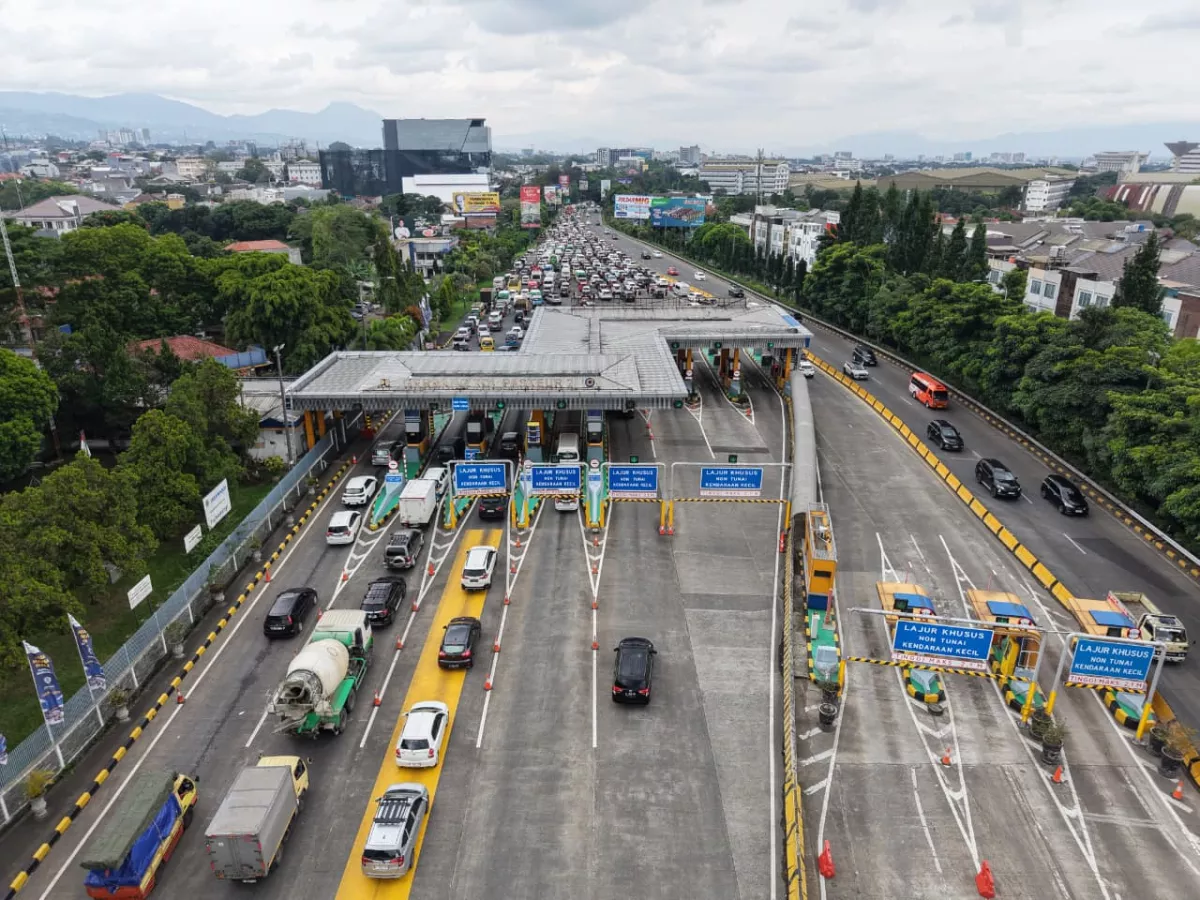 H-5 Lebaran 2026, Volume Kendaraan di Tol Jabodetabek dan Jabar Naik