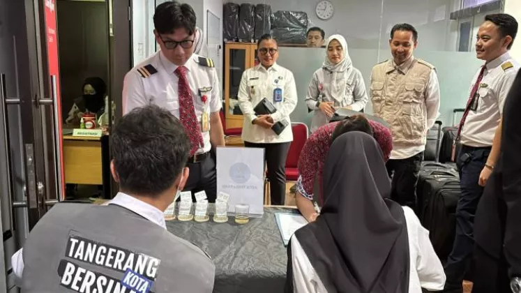 BNN Tes Urine Awak Maskapai di Bandara Soekarno-Hatta, Ini Hasilnya
