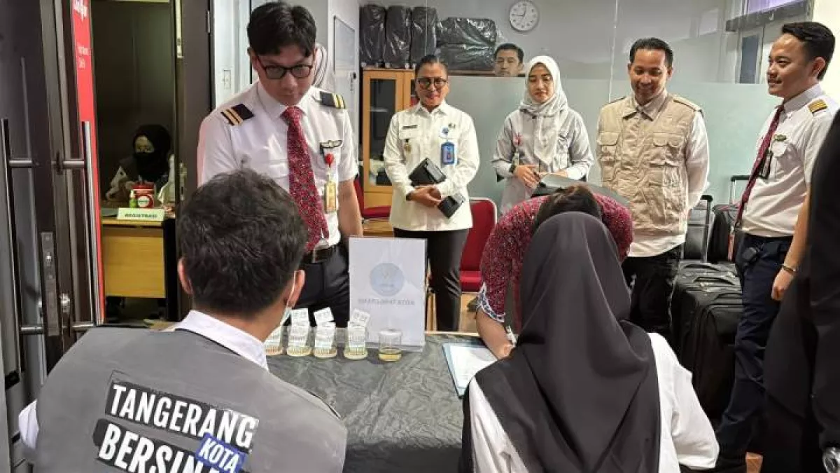 BNN Tes Urine Awak Maskapai di Bandara Soekarno-Hatta, Ini Hasilnya