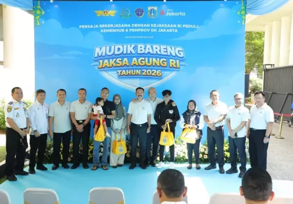 Program Mudik Bareng 2026, Kejagung & PERSAJA Berangkatkan 671 Pemudik