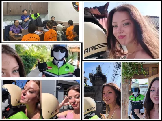  DITAHAN! Bule Cantik vs Ojol Bali 'ADU MEKANIK': Nyaris Kabur ke Thailand Usai Video Viral