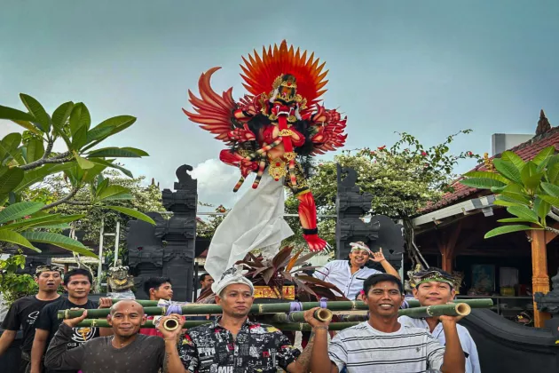 Sejarah Tercipta! Ogoh-Ogoh Pertama Kali Diarak di dalam Lapas Indonesia