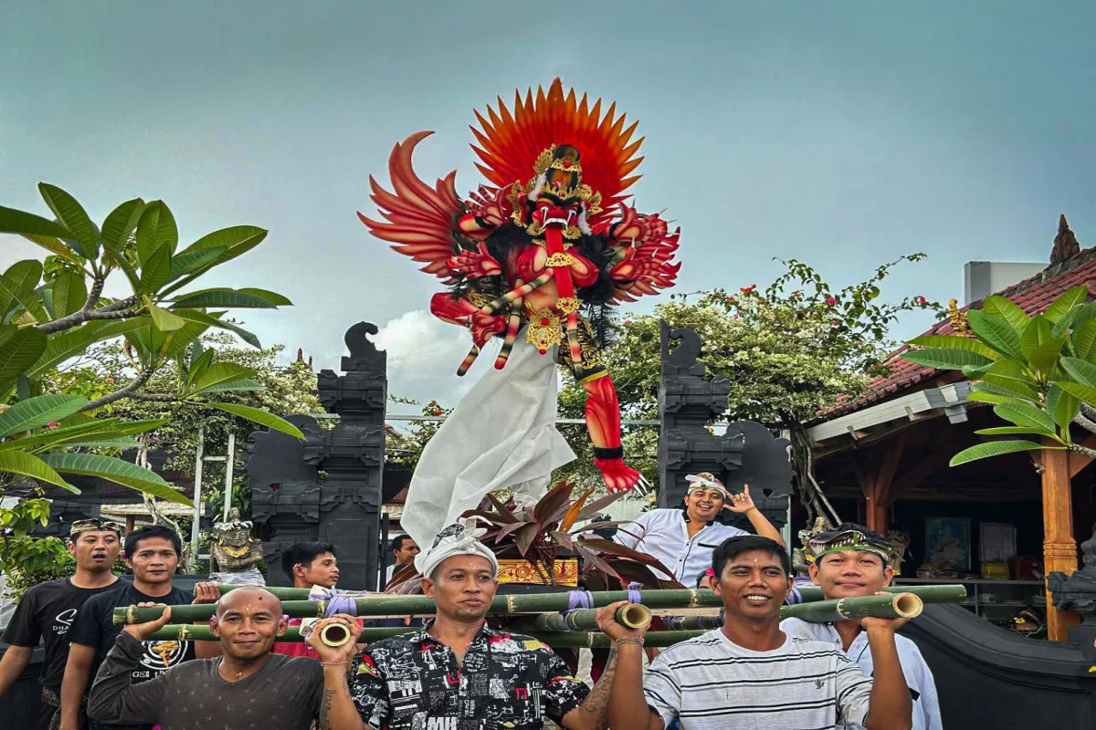 Sejarah Tercipta! Ogoh-Ogoh Pertama Kali Diarak di dalam Lapas Indonesia