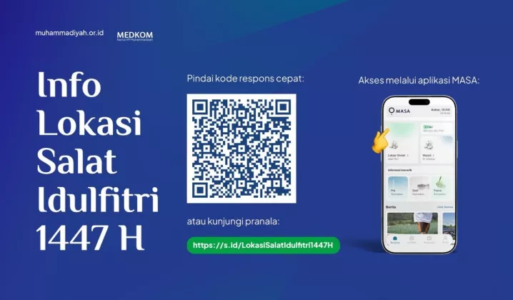 CARA CEPAT Temukan Lokasi Salat Id 1447 H Muhammadiyah, Scan QR Atau KLIK LINK Ini, Ribuan Titik se- Indonesia Langsung Muncul 