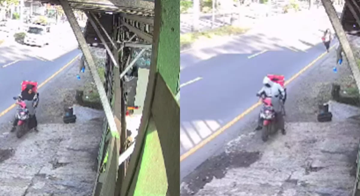 Aksi Kilat di Tasikmalaya! Motor Pedagang Raib dalam Hitungan Detik Saat Ambil Barang Jatuh